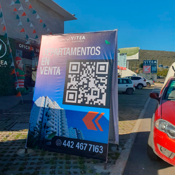 Estructura publicitaria instalada en Querétaro - proyecto 9